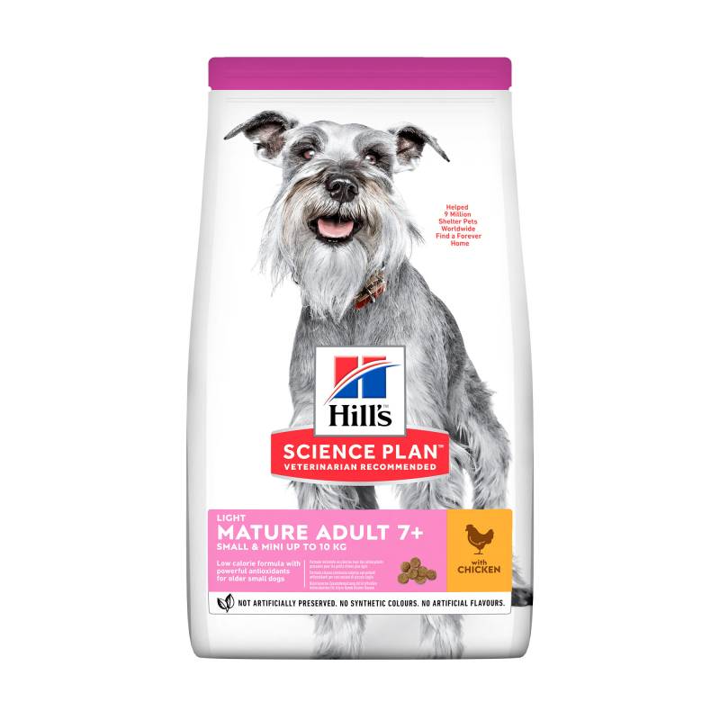 Hill's Science Plan Mature / Adult Light Mini Hundefutter - 2,5 kg von Hills