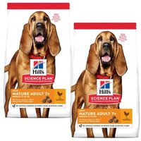 Hill's Science Plan Mature Adult 7+ Senior Light mit Huhn 2x14 kg von Hills