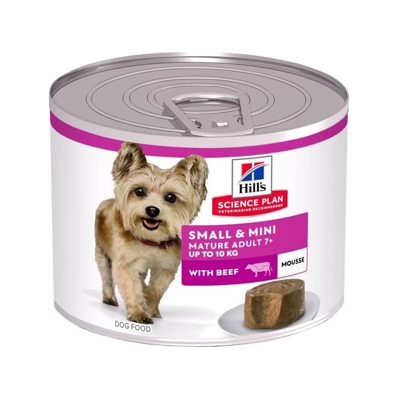 Hill's Science Plan Mature Adult Small & Mini Mousse - Rindfleisch - 12 x 2 von Hills