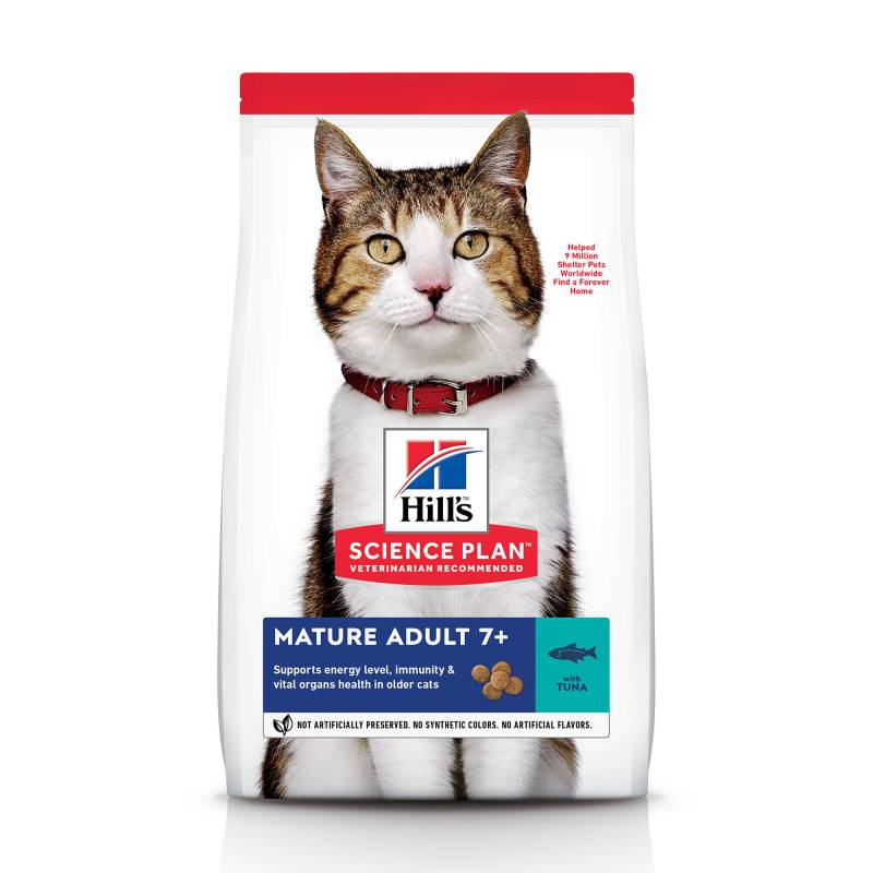 Hill's Science Plan Mature Katzenfutter - Thunfisch - 10 kg von Hills