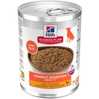 Hill's Science Plan Nassfutter Hund, Adult, Perfect Digestion mit Huhn und Gemüse 24x363 g von Hills