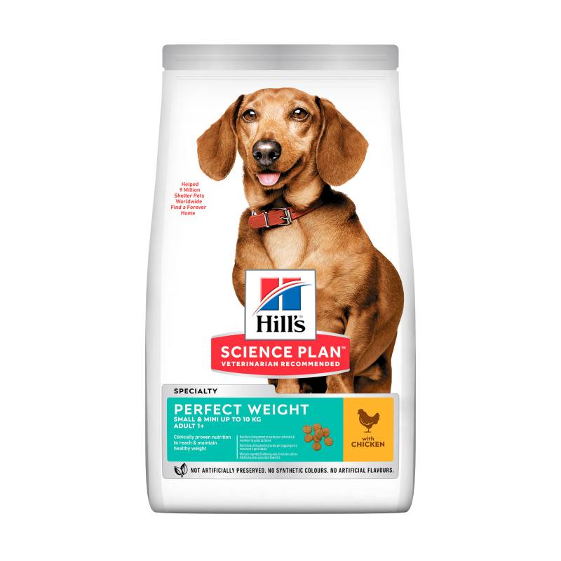 Hill's Science Plan Perfect Weight Adult Small & Mini Hundefutter - 1,5 kg von Hills