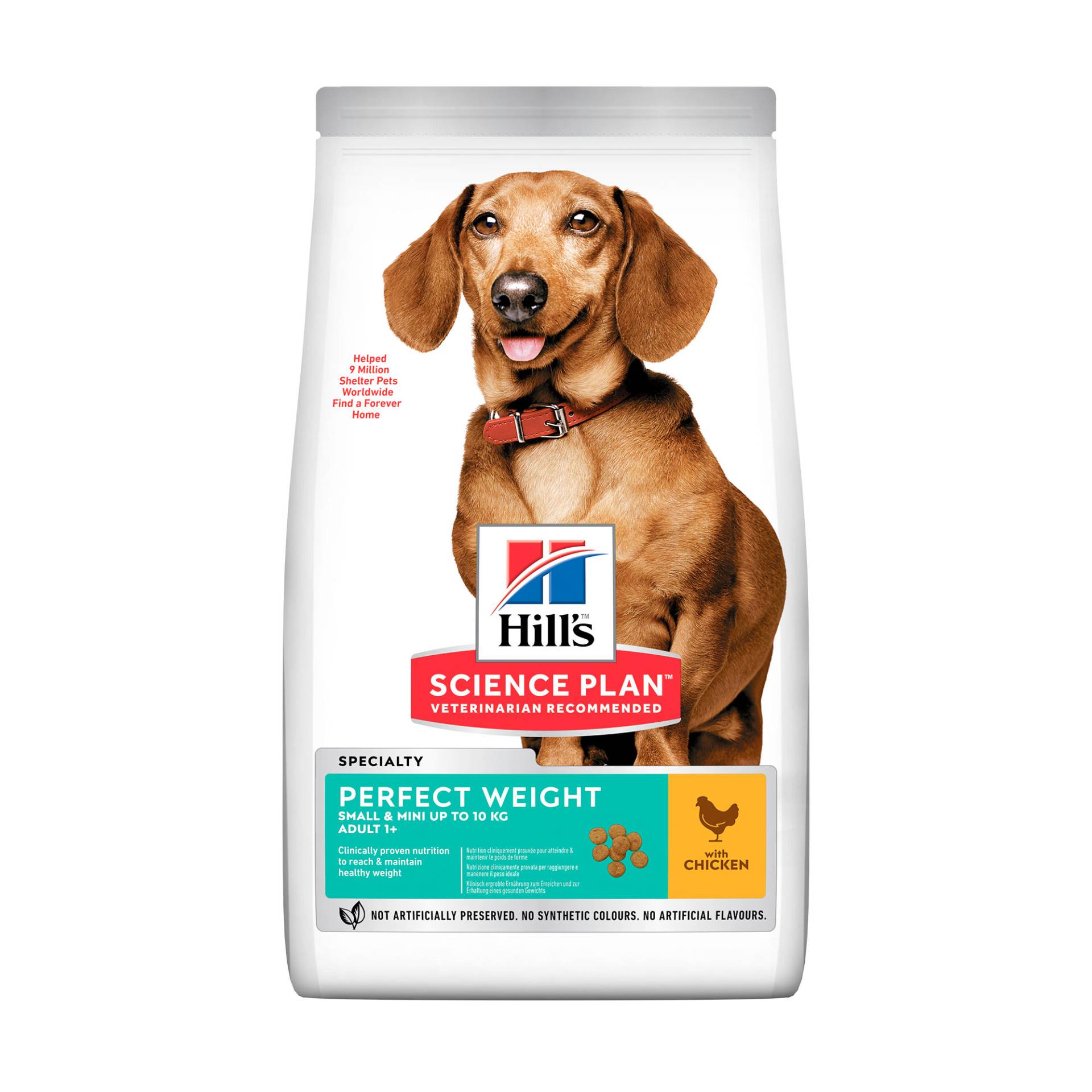 Hill's Science Plan Perfect Weight Adult Small & Mini Hundefutter - 6 kg von Hills
