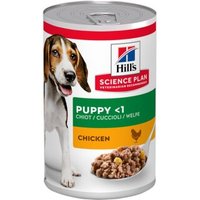 Hill's Science Plan Nassfutter Hund Welpe Huhn 12x370 g von Hills