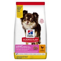 Hill's Science Plan Trockenfutter Hund, Light, Small & Mini Adult, mit Huhn 2x6 kg von Hills