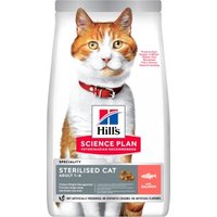 Hill's Science Plan Trockenfutter Katze Adult, Sterilised Lachs 10 kg von Hills