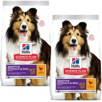 Hill's Science Plan Sensitive Stomach & Skin 2x14 kg von Hills