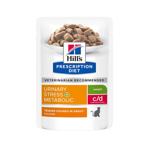 Hill's - c/d Urinary Stress + Metabolic - Feline - 24 x 85 g von Hills