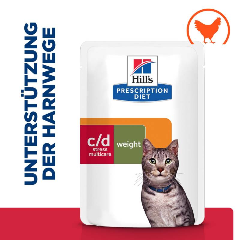 Hill's - c/d Urinary Stress + Metabolic - Feline - 24 x 85 g von Hills