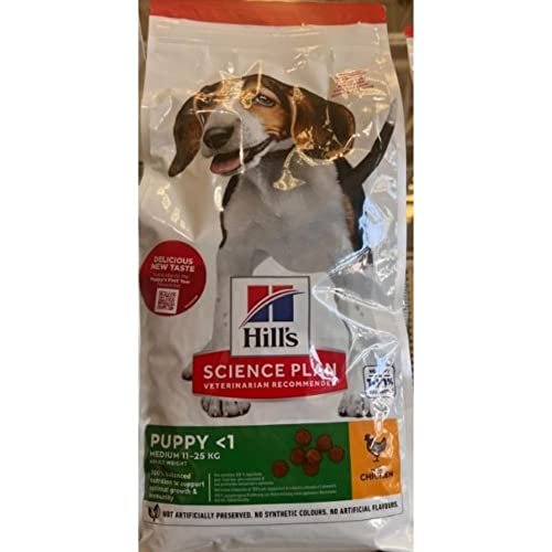 Hills Canine Puppy Healthy Development Med. Huhn 12kg, 1er Pack (1 x 12 kg Packung) von Hill's