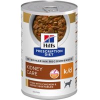 Hill's Prescription Diet Kidney Care k/d Ragout mit Huhn und zugefügtem Gemüse 12x354g von Hills