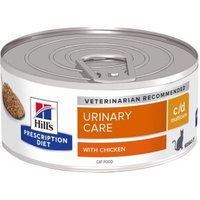 Hill's Prescription Diet Urinary Care c/d Multicare mit Huhn 24x156g von Hills