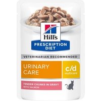 Hill's Prescription Diet c/d Multicare Urinary Care Lachs 12x85 g von Hills