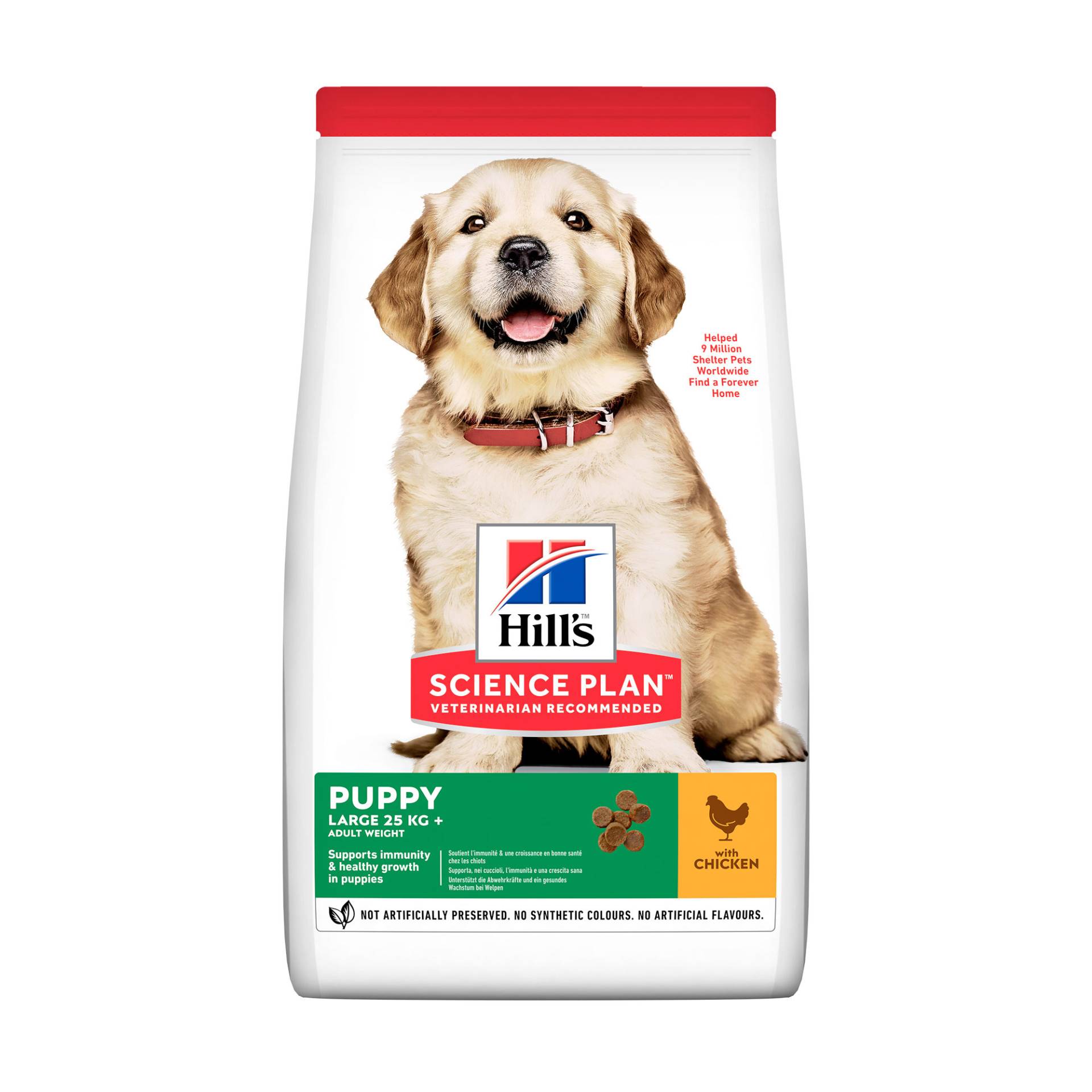 Puppy Large Breed Chicken - 12 kg Sack & 12 Dosen Nassfutter – 15 % Kombi-R Puppy Large Breed Chicken - 12 kg Sack & 12 Dosen Nassfutter – 15 % Kombi-R von Hills
