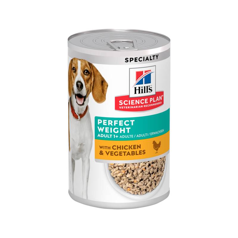 Science Plan Adult Perfect Weight - Huhn & Gemüse - 12 x 363g von Hills