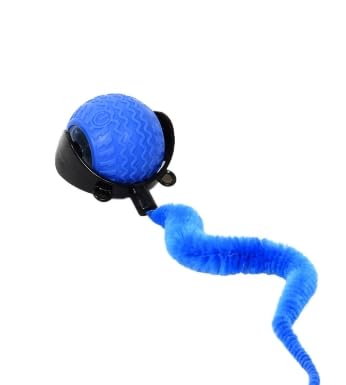 Hillylolly Interaktiver Katzenspielball, 360° Bewegung, LED-Beleuchtung, 3 Modi, USB-Aufladbar, Blau Hillylolly Interaktiver Katzenspielball, 360° Bewegung, LED-Beleuchtung, 3 Modi, USB-Aufladbar, Blau von Hillylolly