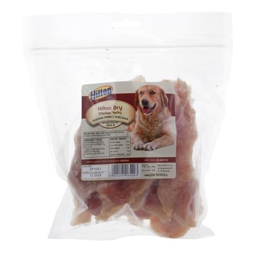 Hilton Snack für Hunde, Erwachsene, Huhn, 500 g von Hilton