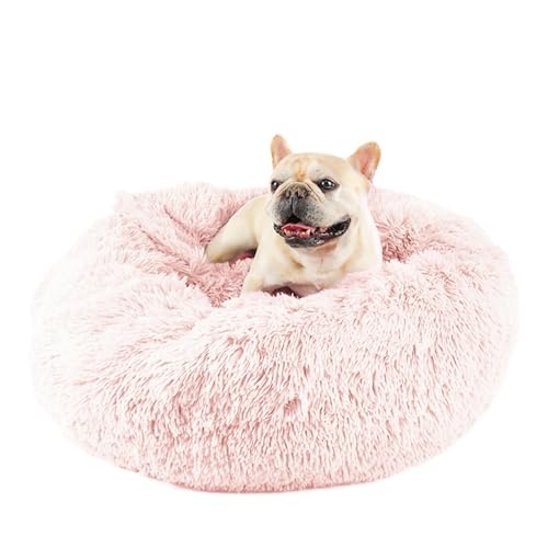Himax Hundebetten für mittelgroße Hunde, rosa Hundebett mit befestigter Decke, beruhigend, Anti-Angst, flauschig, waschbar, 50,8 cm / 66 cm / 88,9 cm Himax Hundebetten für mittelgroße Hunde, rosa Hundebett mit befestigter Decke, beruhigend, Anti-Angst, flauschig, waschbar, 50,8 cm / 66 cm / 88,9 cm von Himax