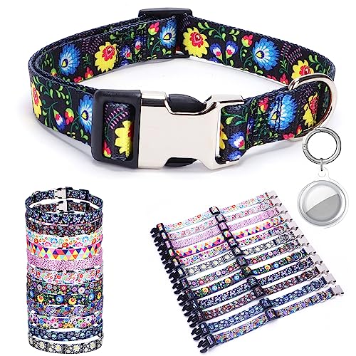 Hundehalsband, mit Airtag, niedlich, weich, verstellbar, Blumenmuster, klein, mittel, groß Hundehalsband, mit Airtag, niedlich, weich, verstellbar, Blumenmuster, klein, mittel, groß von HimyBB