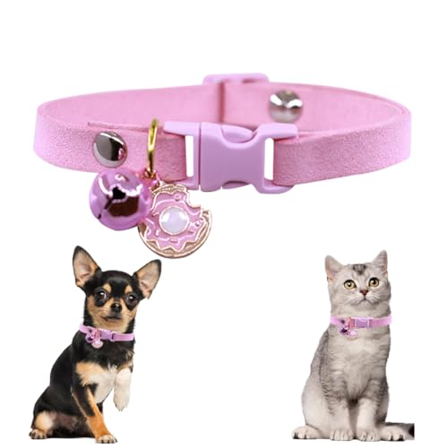 Hundehalsband mit Glöckchen, für Mädchen, niedliches Katzenhalsband mit Glöckchen, für XXS, XS, kleine Hündinnen, Haustier, Kätzchen, Tier, Größe XS Hundehalsband mit Glöckchen, für Mädchen, niedliches Katzenhalsband mit Glöckchen, für XXS, XS, kleine Hündinnen, Haustier, Kätzchen, Tier, Größe XS von HimyBB