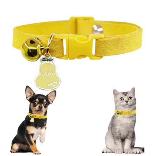Hundehalsband mit Glöckchen, hübsches Katzenhalsband mit Glöckchen, für Mädchen, Welpen, Halsband für XXS, XS, kleine Haustiere, Hündinnen, Kätzchen, Tier, Größe XXS von HimyBB