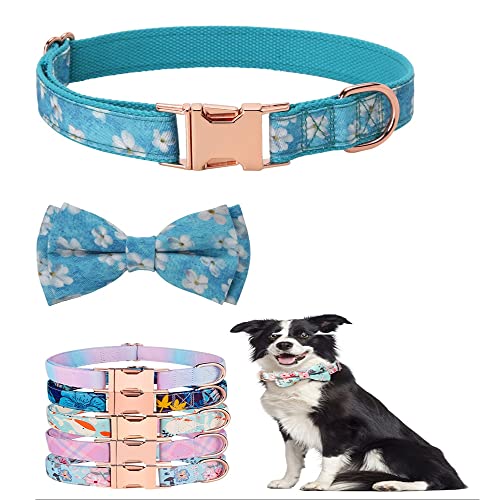 Hundehalsband mit Schleife, niedliche und abnehmbare Fliege für Hunde, verstellbares Hundehalsband für kleine, mittelgroße und große Mädchen und Jungen, Geschenk für Damen oder Herren, Größe L, Hundehalsband mit Schleife, niedliche und abnehmbare Fliege für Hunde, verstellbares Hundehalsband für kleine, mittelgroße und große Mädchen und Jungen, Geschenk für Damen oder Herren, Größe L, von HimyBB