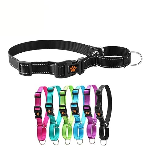 Martingale-Halsband für Hunde mit Schnellverschluss-Schnalle, reflektierendes, strapazierfähiges Welpenhalsband für Sicherheit, verstellbare Hundehalsbänder aus Nylon für kleine, mittelgroße und große Martingale-Halsband für Hunde mit Schnellverschluss-Schnalle, reflektierendes, strapazierfähiges Welpenhalsband für Sicherheit, verstellbare Hundehalsbänder aus Nylon für kleine, mittelgroße und große von HimyBB