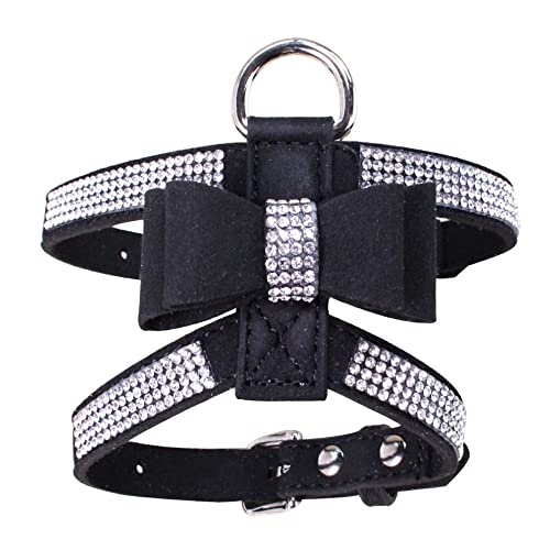 Kleines Hundegeschirr, Strass Welpe Kitty Weste Geschirre weiblich niedlich Fancy funkelnden weichen hübschen Kristall Diamant für XS Hund Haustier Kleines Hundegeschirr, Strass Welpe Kitty Weste Geschirre weiblich niedlich Fancy funkelnden weichen hübschen Kristall Diamant für XS Hund Haustier von HimyBB