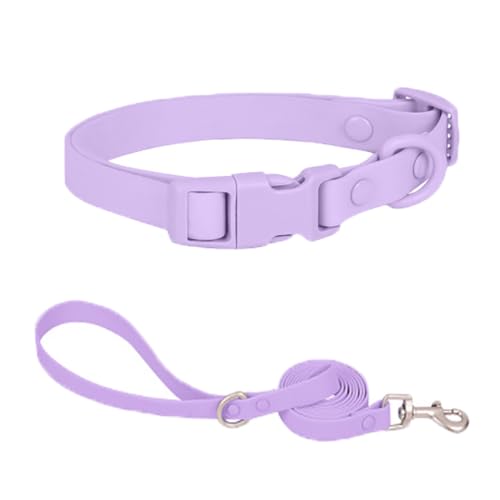 Wasserdichtes Hundehalsband, verstellbar, für große, mittelgroße und kleine Hunde, Haustierhalsband, weich, bequem, ohne Nackenbelastung, Lila, Größe L Wasserdichtes Hundehalsband, verstellbar, für große, mittelgroße und kleine Hunde, Haustierhalsband, weich, bequem, ohne Nackenbelastung, Lila, Größe L von HimyBB
