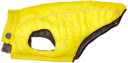 Hip Doggie HD-5FRYL Featherlite Reversible Reflective Puffer Vest Hundemantel, BDM, gelb/grau Hip Doggie HD-5FRYL Featherlite Reversible Reflective Puffer Vest Hundemantel, BDM, gelb/grau von Hip Doggie