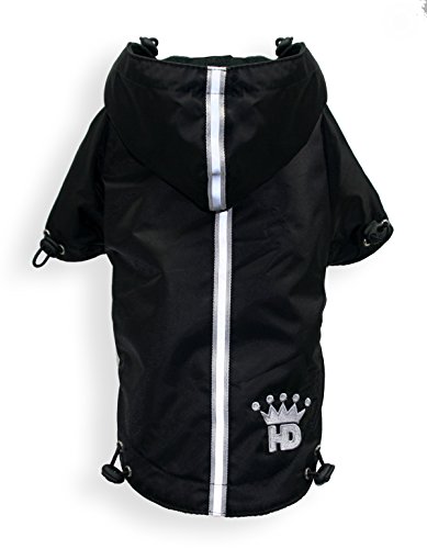 Hip Doggie HD-5PRBK-S Puppagonia Rain Parka- Hund Regenmantel, S, schwarz Hip Doggie HD-5PRBK-S Puppagonia Rain Parka- Hund Regenmantel, S, schwarz von Hip Doggie