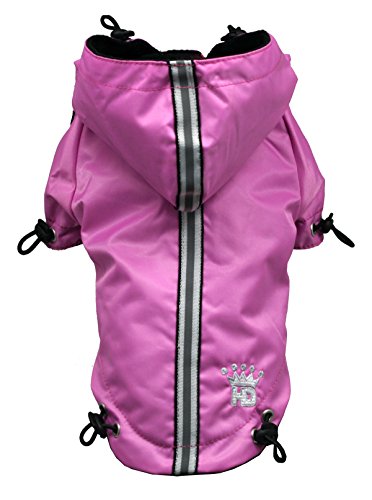 Hip Doggie HD-5PRPK-BDXL Puppagonia Rain Parka - Hund Regenmantel, BDXL, rosa von Hip Doggie