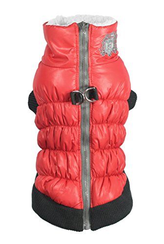 Hip Doggie HD-5SCPR Crown Puffer Vest Hundemantel, XS, rot Hip Doggie HD-5SCPR Crown Puffer Vest Hundemantel, XS, rot von Hip Doggie