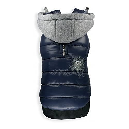 Hip Doggie HD-5SPVN Sporty Puffer Vest Hundemantel, XL, Navy von Hip Doggie