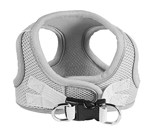 Hip Doggie HD-6EZMGY-XL Sport Mesh Gray EZ Reflective Harness Vest XL Hundegeschirr von Hip Doggie