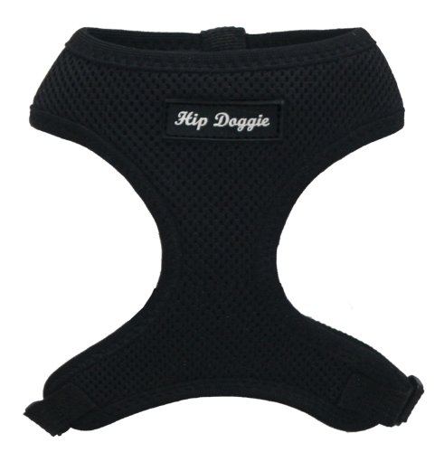 Hip Doggie HD-6PMHBK Ultra Comfort Harness Vest Hundegeschirr, M, schwarz Hip Doggie HD-6PMHBK Ultra Comfort Harness Vest Hundegeschirr, M, schwarz von Hip Doggie
