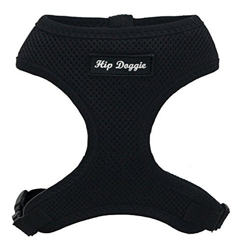 Hip Doggie HD-6PMHBK Ultra Comfort Harness Vest Hundegeschirr, XL, schwarz Hip Doggie HD-6PMHBK Ultra Comfort Harness Vest Hundegeschirr, XL, schwarz von Hip Doggie