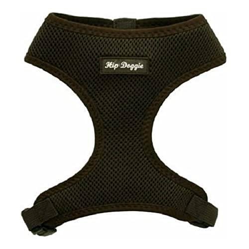 Hip Doggie HD-6PMHBN Ultra Comfort Harness Vest Hundegeschirr, XL, braun von Hip Doggie