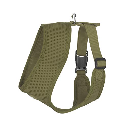 Hip Doggie HD-6PMHGR Ultra Comfort Harness Vest Hundegeschirr, XL, olivegrün von Hip Doggie