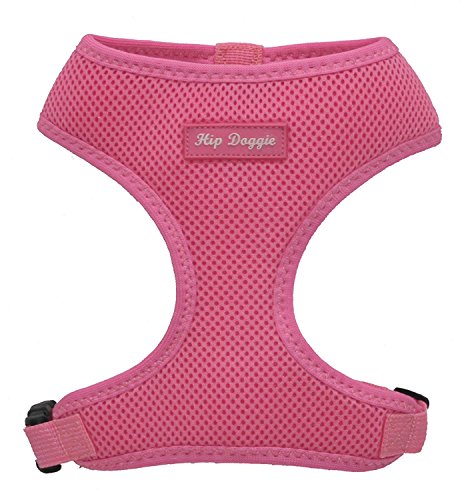 Hip Doggie HD-6PMHPK Ultra Comfort Harness Vest Hundegeschirr, XXXL, rosa von Hip Doggie