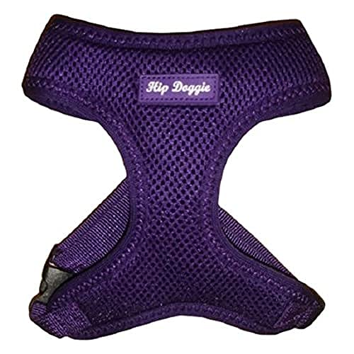 Hip Doggie HD-6PMHPR Ultra Comfort Harness Vest Hundegeschirr, XL, lila von Hip Doggie