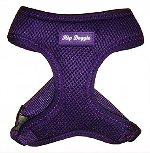 Hip Doggie HD-6PMHPR Ultra Comfort Harness Vest Hundegeschirr, XS, lila von Hip Doggie