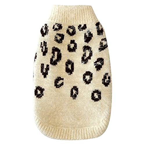 Hip Doggie HD-7FSCC-S Feathersoft Cheetah Sweater - Hundepullover, S von Hip Doggie