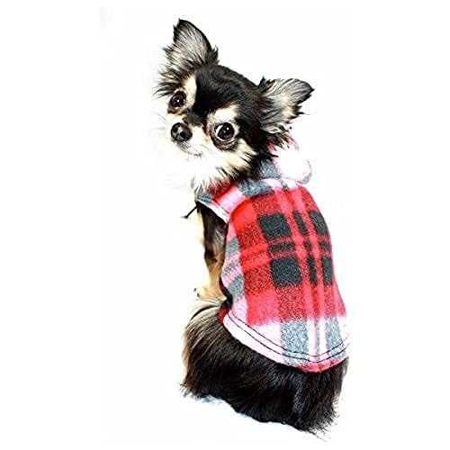 Hip Doggie HD-7PFRP-L Polar Fleece Hoodie - Hundepullover, L, rot Hip Doggie HD-7PFRP-L Polar Fleece Hoodie - Hundepullover, L, rot von Hip Doggie