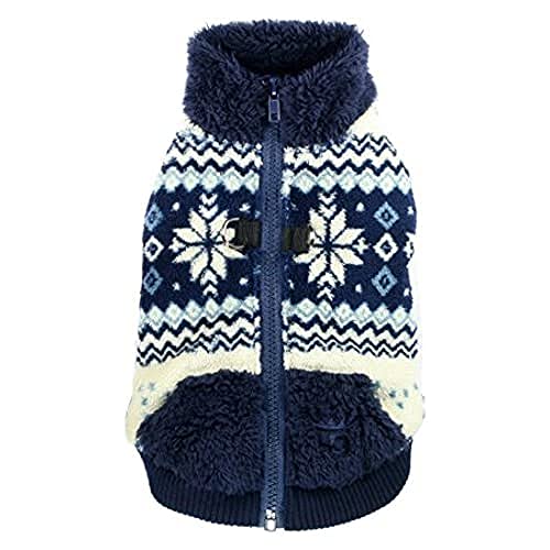 Hip Doggie HD-7SVN-XL Soft Snowflake Fleece Vest - Hundepullover, XL, blau Hip Doggie HD-7SVN-XL Soft Snowflake Fleece Vest - Hundepullover, XL, blau von Hip Doggie