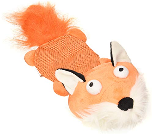 Hip Doggie HD-8FBFL Krinkle Squeak-SLY Fox Large 16 Zoll (40.6 cm) Hundespielzeug von Hip Doggie