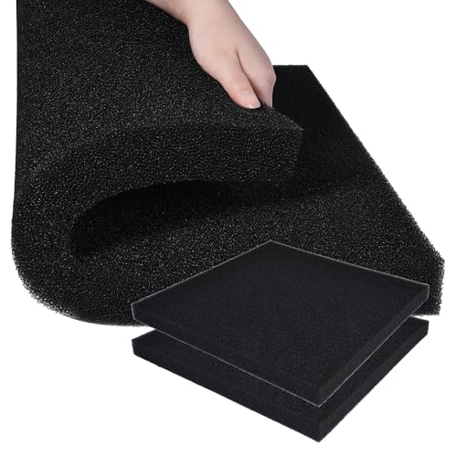 Hipanda Bio-Filterschwamm für Aquarien, 50,8 x 50,8 x 3,8 cm, 30 PPI, Bio-Filtermedien, Schaumstoff-Pad, zuschneidbar, offenzellige Schaumstoffplatte für Aquarien, 2 Stück Hipanda Bio-Filterschwamm für Aquarien, 50,8 x 50,8 x 3,8 cm, 30 PPI, Bio-Filtermedien, Schaumstoff-Pad, zuschneidbar, offenzellige Schaumstoffplatte für Aquarien, 2 Stück von Hipanda