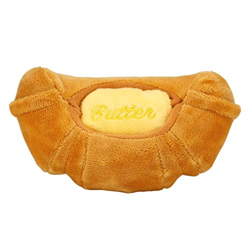 Hiraith Croissant Plüsch-Hundespielzeug, lustiges interaktives Kauspielzeug Hunde, Welpen, Katzen, Kätzchen Hiraith Croissant Plüsch-Hundespielzeug, lustiges interaktives Kauspielzeug Hunde, Welpen, Katzen, Kätzchen von Hiraith