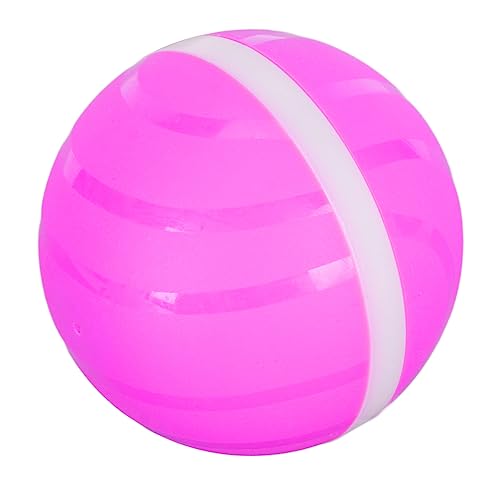 Hiraith Katzenspielzeugball, Lindert Langeweile, Spaß, Lange Akkulaufzeit, Interaktiver Katzenspielzeugball mit LED-Licht für Katzen (Rosa) von Hiraith