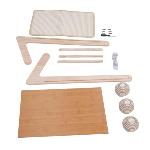 Hiraith Premium Sisal Cat Kratzplatte mit Kratzkugel, Langlebigem Vertikalem Kratzer -Pad für Innenkatzen, Möbelschutz und Klauen -Wartungsinstrument Hiraith Premium Sisal Cat Kratzplatte mit Kratzkugel, Langlebigem Vertikalem Kratzer -Pad für Innenkatzen, Möbelschutz und Klauen -Wartungsinstrument von Hiraith
